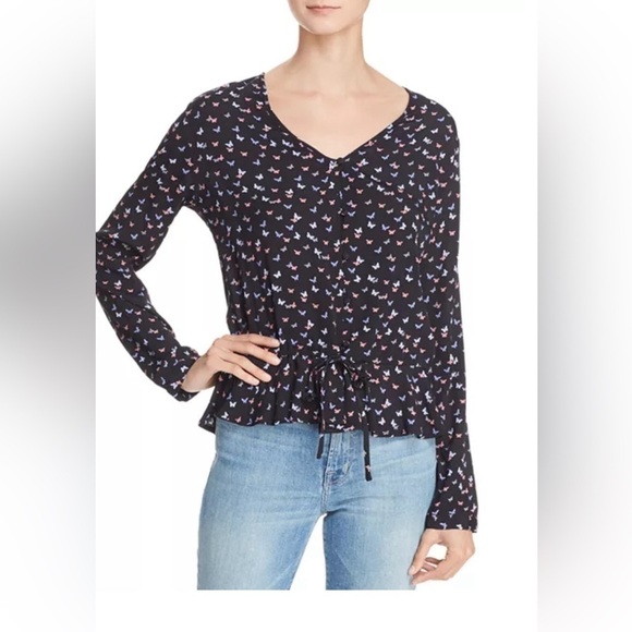 Rails Beaux Butterfly Print Top - Picture 1 of 6